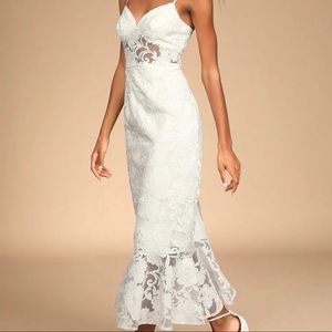 Lulus white dress